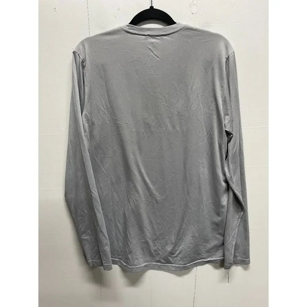 North Face Men's Long Sleeve Active Fit Shirt Size Medium Gray